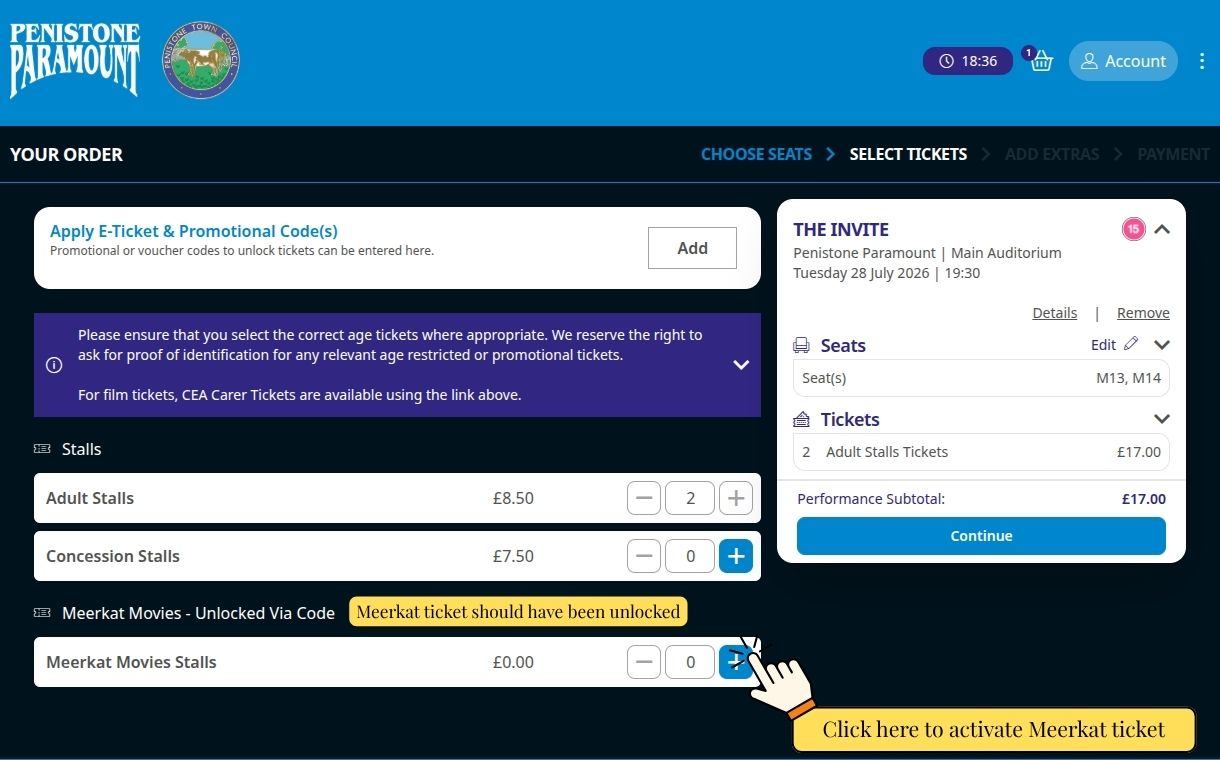 Meerkat Movies Screenshots - 4. Meerkat Ticket Unlocked and Activate Meerkat Ticket